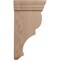 Ekena Millwork 3"W x 6 1/2"D x 12"H Large Rojas Wood Corbel, Mahogany CORW03X06X12RJGM - alternate 4